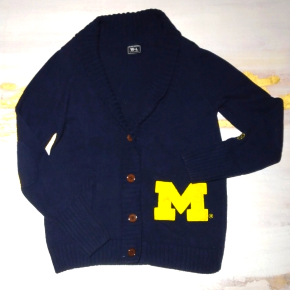 Michigan varsity cardigan